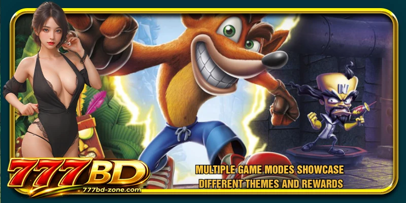 Multiple game modes showcase different themes and rewards