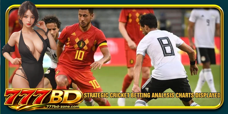 Strategic cricket betting analysis charts displayed